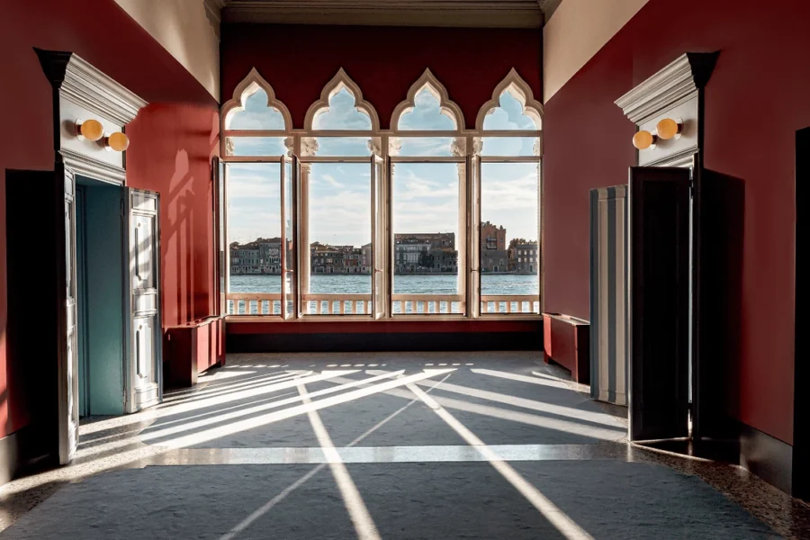 Vue intérieur, Il Palazzo Experimental, Venise, Italie