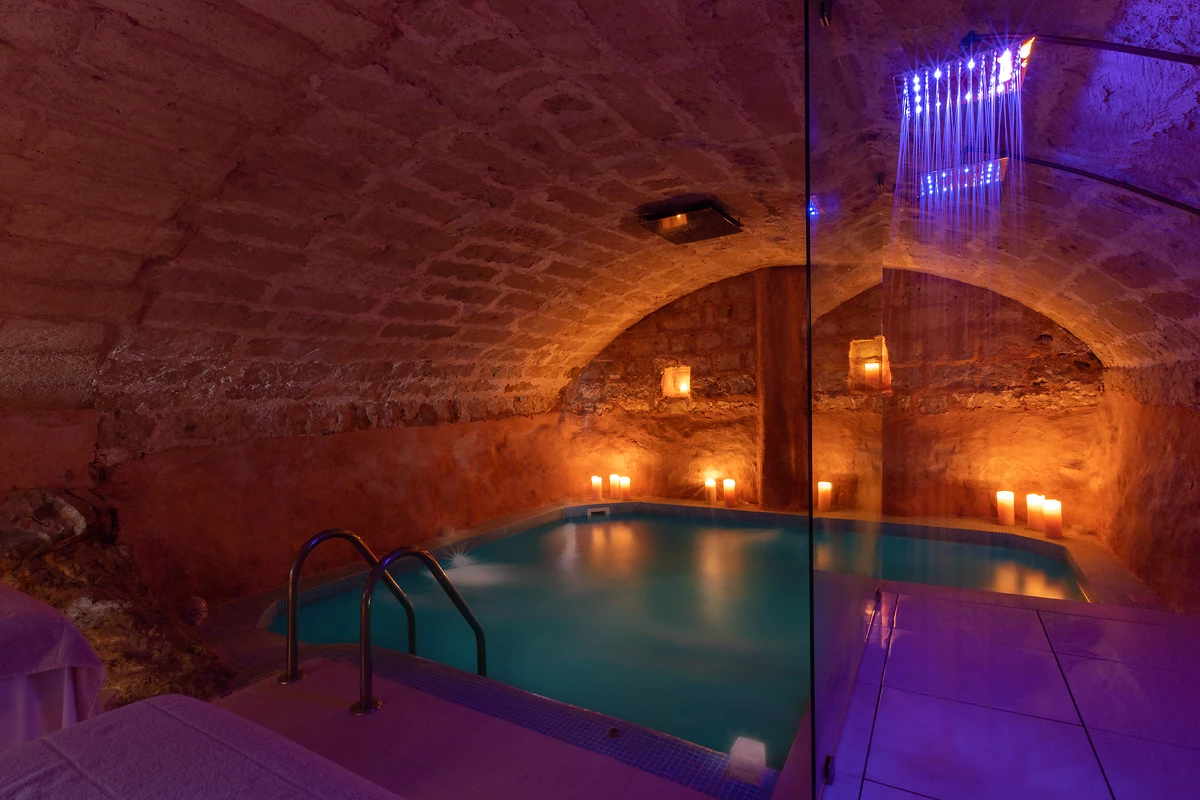 Spa de l'hôtel, hôtel Masseria Fontanelle