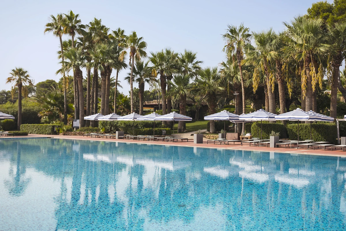 Piscine de l'hôtel, hôtel Mangia's Brucoli