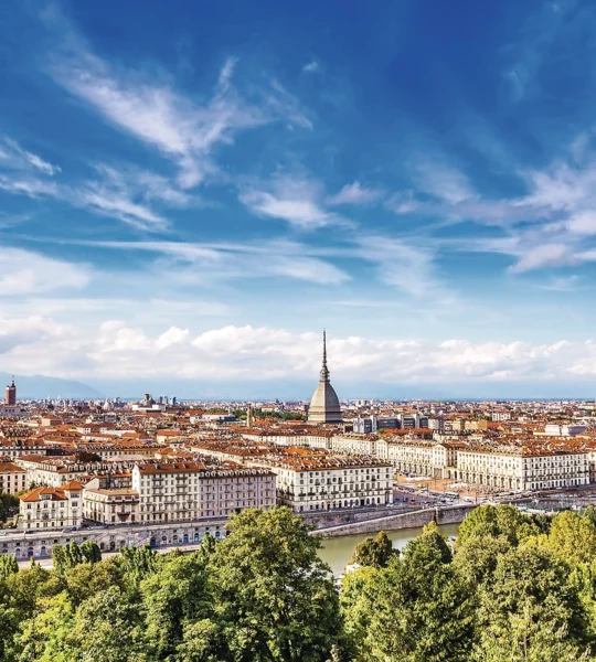 Vue sur la ville de Turin