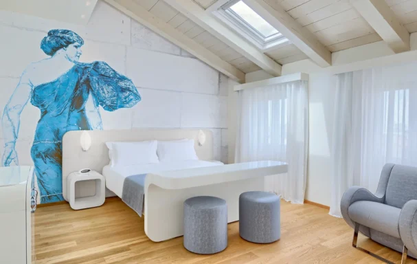 Superior room, Hotel Ausonia Hungaria, Lido, Venise, Italie