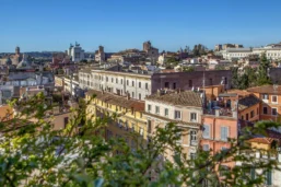 Vue aérienne de l'hôtel, Monti Palace Hotel, Rome, Italie