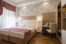 Chambre double, Diana Roof Garden, Rome, Italie