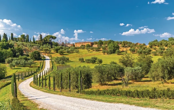 Campagne Toscane près de Montepulciano et Monticchielo, Toscane