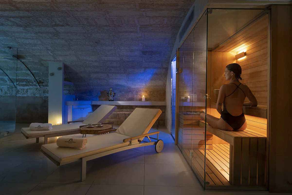 Spa de l'hôtel, hôtel Masseria Fontanelle