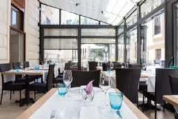 Restaurant Il Roseto, hôtel Rose Garden Palace, Rome, Latium, Italie