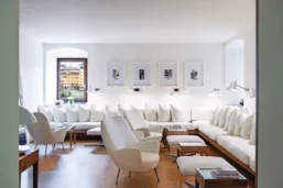 Sala Bianca, Hôtel continentale, Florence, Italie.