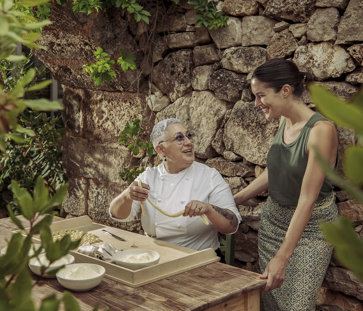 Cours de cuisine italienne, hôtel Masseria Fontanelle