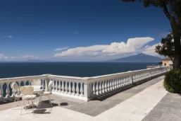 Terrasse, Grand Hotel Cocumella, Sorrente, Campanie, Italie