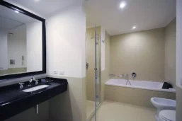 Salle de bain, chambre, Grand Hotel Oriente