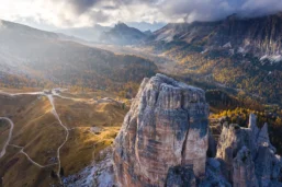 Route panoramique de Cinque Torri, Dolomites