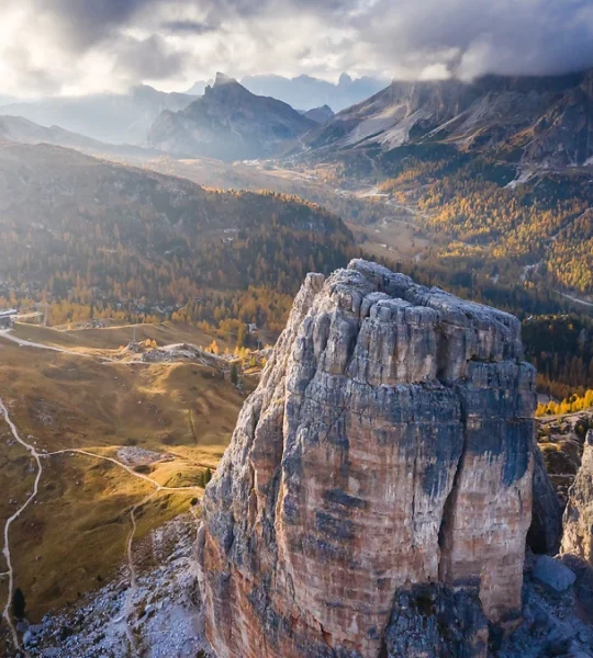 Route panoramique de Cinque Torri, Dolomites