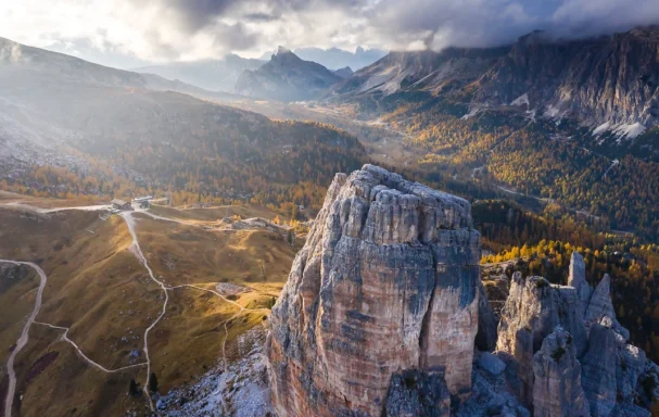 Route panoramique de Cinque Torri, Dolomites