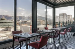 Restaurant, Plaza Opera, Sicile, Italie