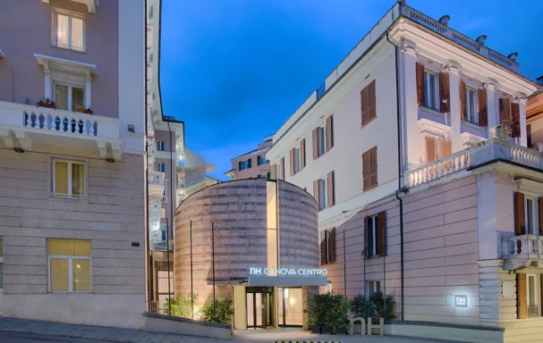 Entrée de l'hôtel, NH Genova Centro, Gênes, Italie