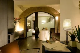 Réception, Hotel Trevi, Italie