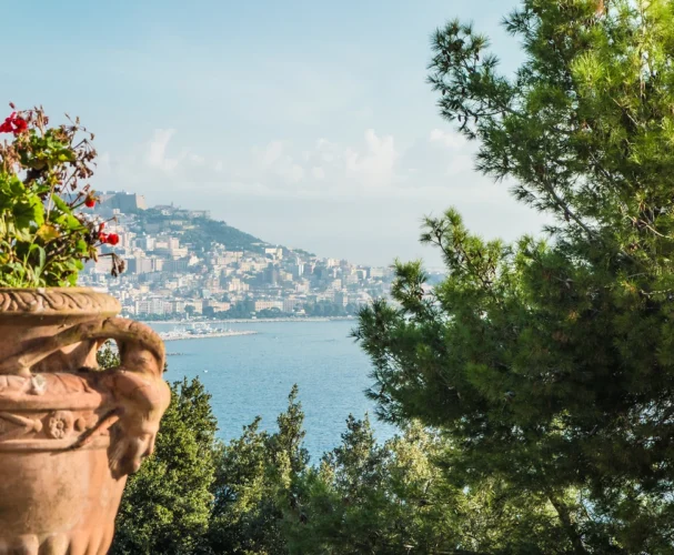 Vue sur Naples et sa baie, Campanie, Italie