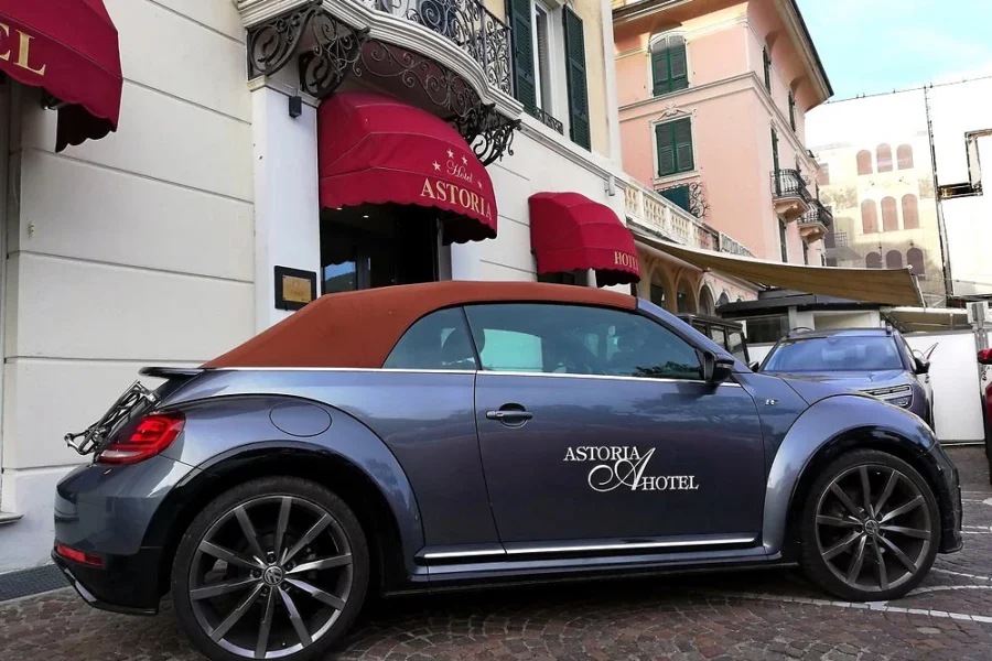 Entrée de l'hôtel, Astoria Hotel Rapallo, Ligurie