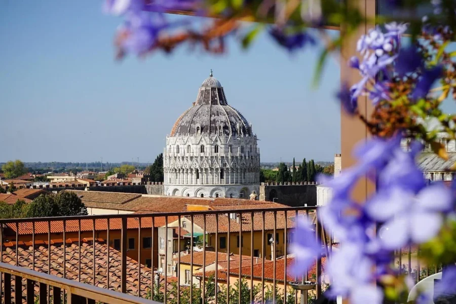 Terrasse avec vue, Grand Hotel Duomo, Pise